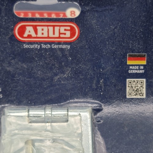 MENGE 16 Abus 110/195 verdecktes Scharnier Pin Hasp, fest, Chrom - Bild 7 von 11
