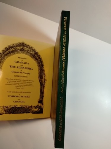 MEMORIES OF GRANADA AND THE ALHAMBRA: LITHOGRAPHS Prangey, Girault de 1999 HCDJ - Imagen 12 de 13