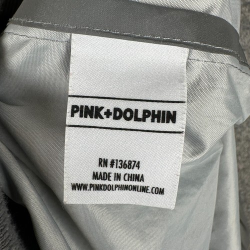 Pink Dolphin Jacket Mens XL Nylon Windbreaker Skateboard Streetwear Reflective - Picture 15 of 16