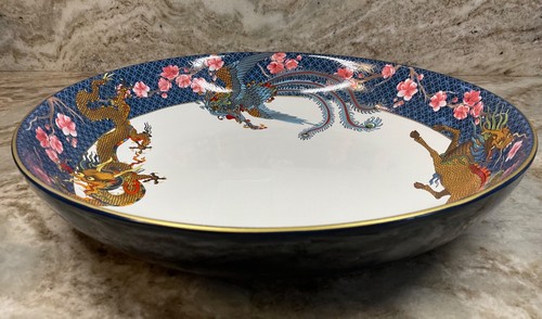 Williams Sonoma Lunar Serving Bowl Dragon, Pheonix, Koi Fish, Dragon Horse New - Picture 10 of 15