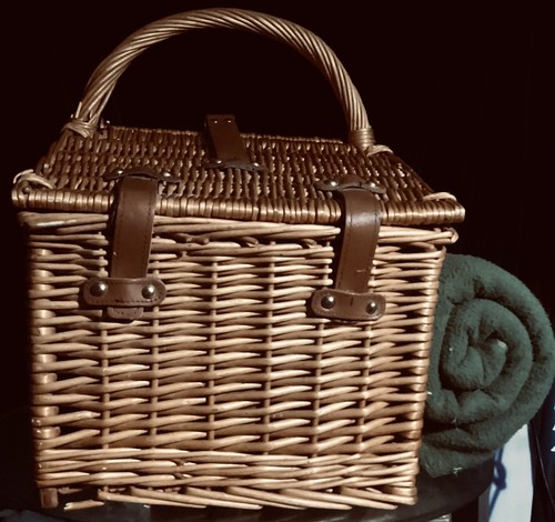 PICNIC TIME Somerset Sage Deluxe Blanket, Soft Cooler Bag, Wine & Cheese - Picture 9 of 23