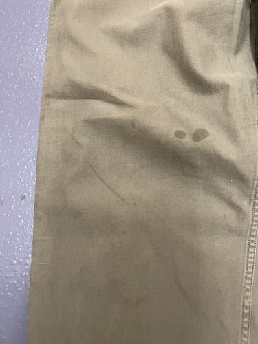 Pantalone da campo vintage anni 40 M43 cotone seconda guerra mondiale M1943 esercito HBT oliva 32/30 - Foto 7 di 13