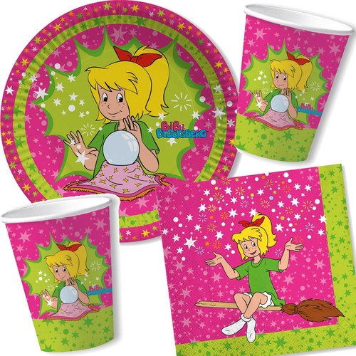 Set de fiesta BIBI BLOCKBERG para cumpleaños infantil y fiesta de brujas | 37 piezas decoración - Imagen 2 de 6