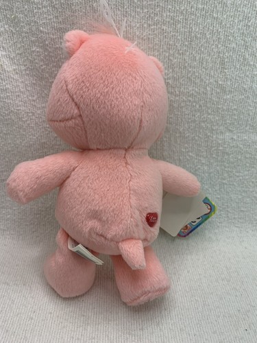 2002 Care Bear rosa Regenbogen Cheer Bear Plüsch 7 Zoll mit Etikett - Bild 10 von 14