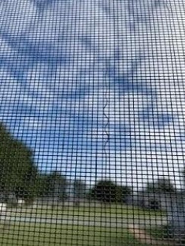 FCS8778-M 30" x 100' Gray Fiberglass Porch Lanai Screen Screening 18" x 16" Mesh - Picture 6 of 6