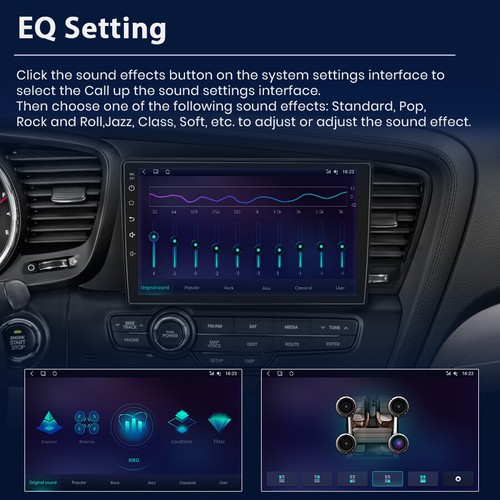 For KIA Optima K5 2010-2013 Car Stereo radio GPS Navi WIFI DSP BT Android 12.0 - Picture 9 of 11