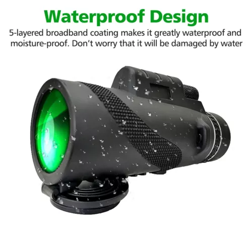 Monokular Starscope Teleskop 80X100 HD Monokular Nachtsicht Mit Handy-Stativ - Bild 8 von 11