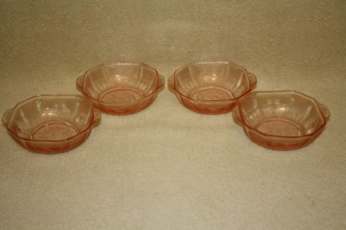 (4) Prinzessin rosa 4 1/2" Beerenschalen - Bild 1 von 6