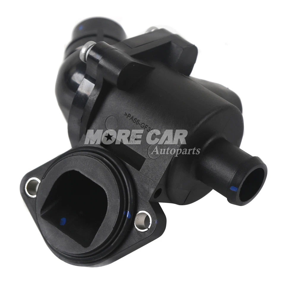 Thermostat & Housing Fits 2002-2005 Audi A4 Quattro 06B121111K 1.8L l4 DOHC - Image 3 of 4