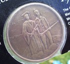 Official Massachusetts American Revolution Bicentennial Medal ~ Antique Bronze