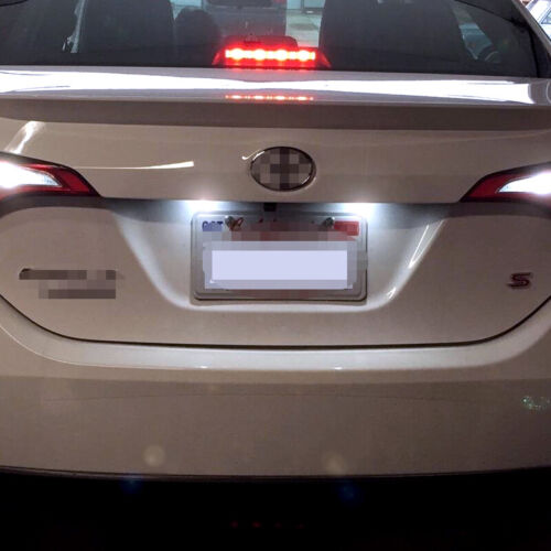 2 Xenon White 168 W5W LED License Plate Light Bulbs for Toyota Corolla 1998-2022 - Picture 11 of 11
