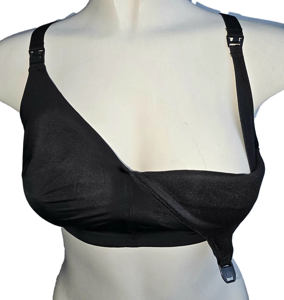 M&S Nursing Bra Black Flexifit Non Wired Maternity Full Cup Size 32-42 A-H - Image 4 of 4