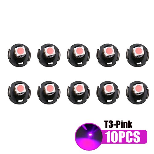 10x Car Accessories T3 Neo Wedge LED Lamps Dashboard Instrument Dash Light Bulbs - Picture 17 of 17