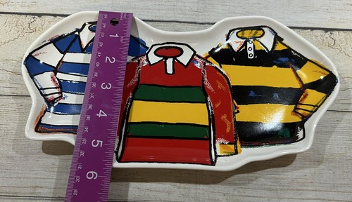 NEU Ruderblazer x Target Steinzeug Kleidung Rugby Shirts Tablett 6 x 11 Unikat - Bild 3 von 4