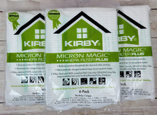 Lot of 3- KIRBY Micron Magic HEPA Filter Vacuum Bags F-Style 6-pack 18 Filters 