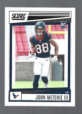 2022 Score RC #387 John Metchie III Houston Texans ROOKIE Football Card Base NFL. rookie card picture
