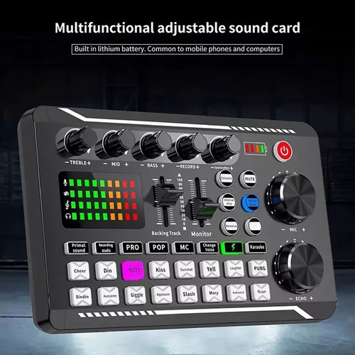 1set F998 Sound Card Professional Recording Equipment For Multiple Application - 第 10/19 張圖片