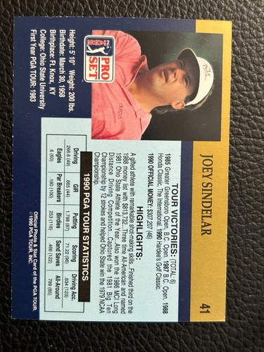 1990 Pro Set PGA Tour Inaugural Golf Card #s 1-100 -You Pick - Picture 112 of 278