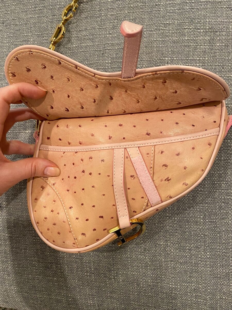 Rare Christian Dior by John Galliano Fall 00 Saddle Bag in Rare Christian Dior by John Galliano Fall 00 Saddle Bag in