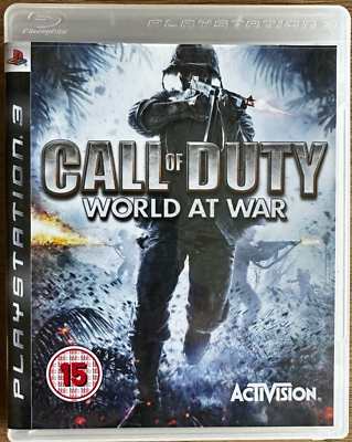 Call of Duty World At War PS3 WWII Shooter Game for Sony PlayStation 3 MW3