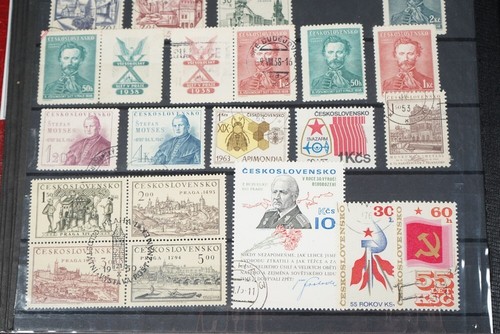 CZECHOSLOVAKIA COLLECTION OF 1500+ STAMPS MINT & USED IN LIGHTHOUSE STOCK BOOK - Picture 21 of 24