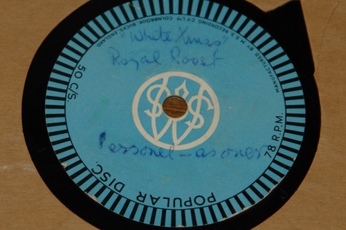 CHARLIE PARKER ~ OUT OF NOWHERE b/w WHITE XMAS ~ 1948 ROYAL ROOST 78 ACETATE - Picture 6 of 6