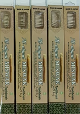 5 UNITS MISWAK TOOTHBRUSH  (Toothbrush with miswak and special silica filament)