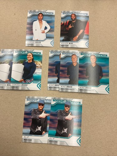 2023 U/D Goodwin Champions Common & Colored (9) Total Cards Chiles,Moore Breen. - Picture 5 of 10