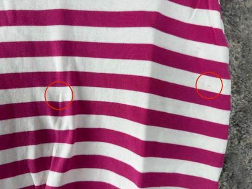 Camicia Ralph Lauren Sport taglia XL a righe scollo a V basic top rosa bianco manica corta - Foto 2 di 8