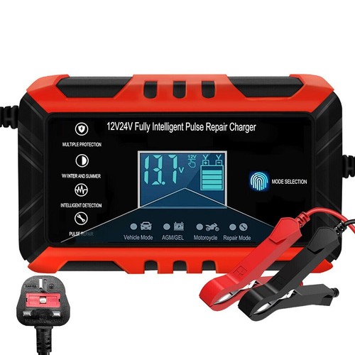 Car Battery Charger 12V Fast Charger Automatic Smart Pulse Repair AGM/GEL - Yelo - Picture 3 of 4