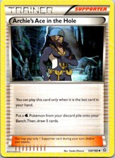 Archie's Ace in the Hole 124/160 Pokemon XY - Primal Clash Light Play