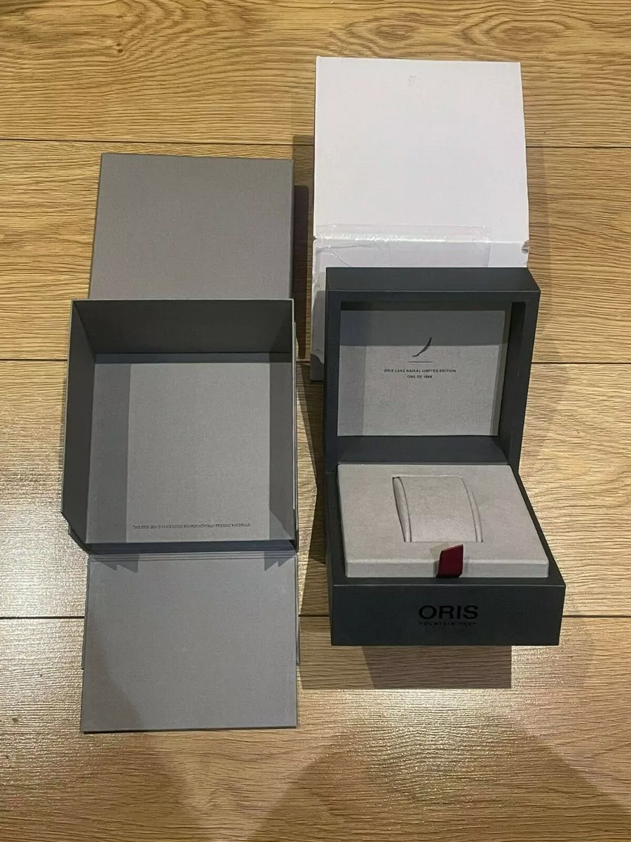 Genuine Original Oris Swiss Watch Box Case Complete Lake Baikal Limited Edition