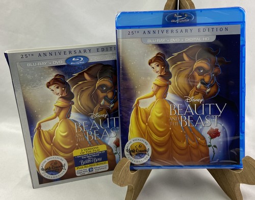 Beauty and the Beast [25th Anniversary Edition] (Blu-ray, 2016) W/ Cover Slip! - Picture 3 of 5