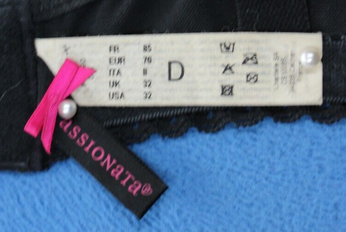 Passionata Underwire Padded Insert Lace Push Up Bra Size 32D #E8278 - Picture 6 of 6