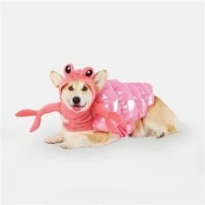 Hyde and Eek Boutique Pet Pink Metallic Hermit Crab Dog Costume Outfit Medium