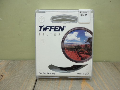 Tiffen Red 25 52R25 52 mm Glass Filter For SLR Camera Black & White Film - Picture 1 of 6