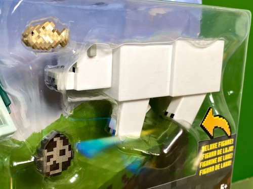 2022 Minecraft Craft-A-Block Figure 2-Pack: STRAY vs POLAR BEAR - Picture 3 of 9