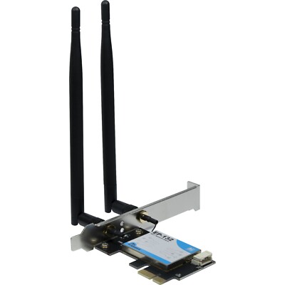 600Mbit PCIe Adapter WLAN Karte PCI-E Express 2,4GHz/5,8GHz Dualband Netzwerk