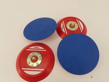 Hubco 5"Tapered Edge Non-Vacuum,Psa Face Backup Pad Molded Polyurethane Lot Of 4