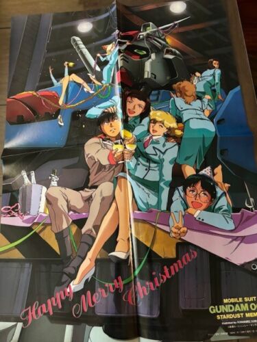 Anime V gennaio 1992 Giappone rivista anime con doppia faccia Gundam 0083/ poster - Foto 3 di 3