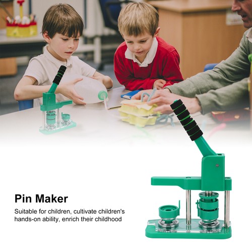 32mm Green Button Maker Machine for Kids - Easy Install Creative Fun - Picture 15 of 20