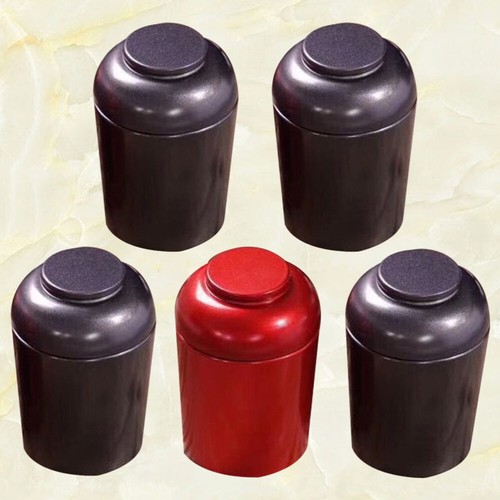 5 Pcs Tee Halter Tee Box Metall Container Tee Caddy Kanister Mit Deckel - Bild 2 von 12