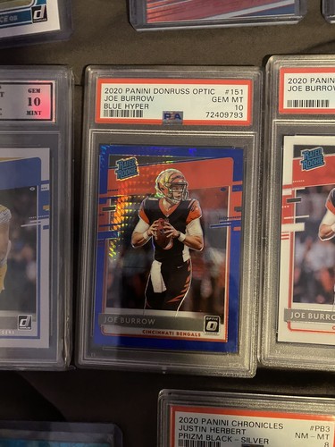 2020 Joe Burrow RC Rookie Card Mystery NFL ๐ฅ CHASE PACK ๐ฅ READ DESCRIPTION PSA - Picture 1 of 5