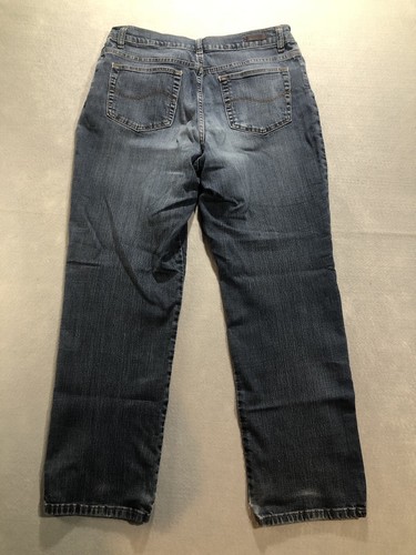lee relaxed fit 1889 Jeans Size 12 Short Medium Wash Blue Womens - Picture 5 of 7