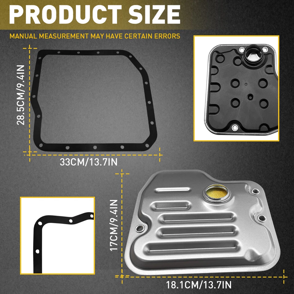 Filtro de transmisión automática con kit de junta para Toyota Sienna 2x2 2004-2005 Foto 3 de 4
