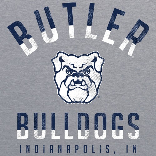Butler Bulldogs Division Arch Triblend T Shirt - Athletic Grey - Bild 2 von 6