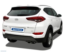 Bastuck Sportauspuff re 2x140x74mm für Hyundai Tucson TLE 1.6l Turbo und Diesel