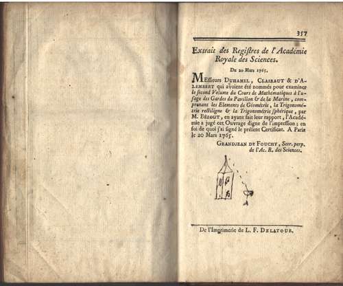 Cours MATHÉMATIQUES des Gardes du Pavillon et de la Marine par M. BEZOUT 1771 T2 - Picture 23 of 24