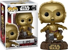 STAR WARS C-3PO IN CHAIR  3.75" POP VINYL FIGURE FUNKO 609 BRAND NEW  FREE P&P