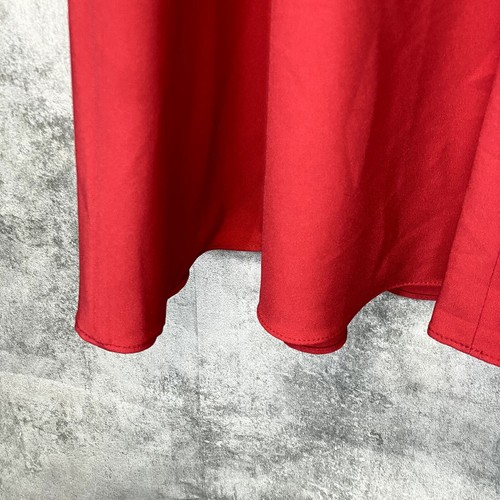 Vestido para mujer ELIZA J rojo acanalado sin mangas ajustado y acampanado hasta la rodilla talla 10 - Imagen 10 de 12